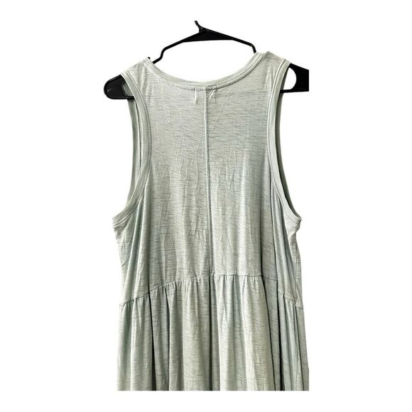 Nation‎ LTD Melissa Tiered Tank Cotton Dress Light Blue Maxi Dress Large - Picture 7 of 12